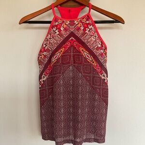 Prana Multicolor Patterned Tank Top